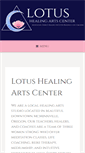 Mobile Screenshot of lotushealingartscenter.com
